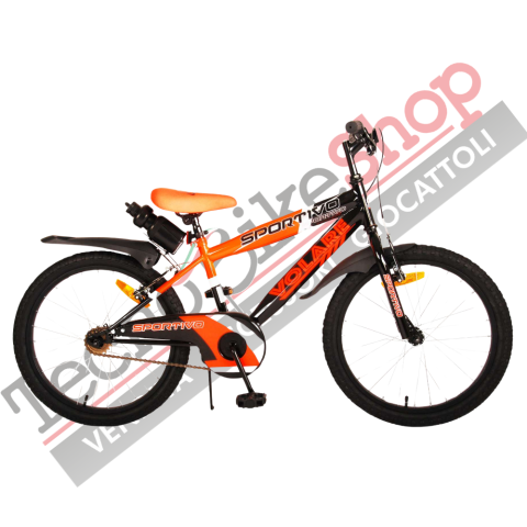 Bicicletta Bambino Movimento a Sfera Volare Sportivo 20" 1 Velocità-Arancione