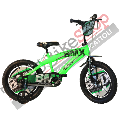 Bicicletta Bambino Dino Bikes New BMX 14" Verde 