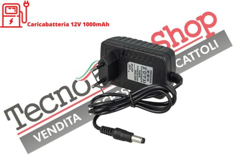 Caricabatteria Veicoli Elettrici per Bambini 12V 