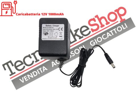 Caricabatterie Veicoli Elettrici per Bambini 6V - 12V - 24V