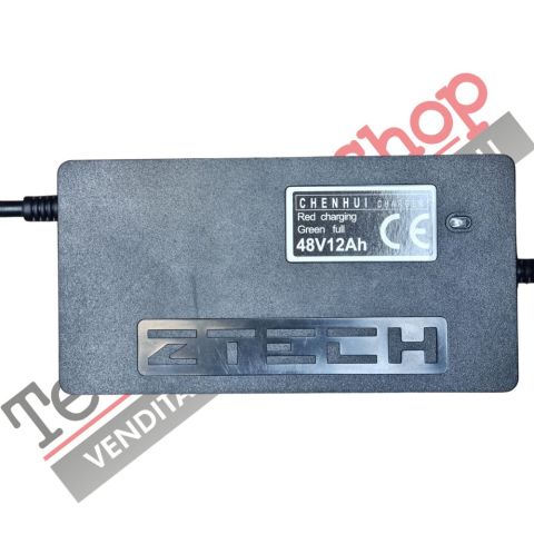 Caricabatterie Alimentatore per Bicicletta Scooter Elettrico Z-Tech ZT-09 - Batteria 48V 12Ah Litio