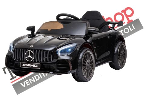 Auto Elettrica Per Bambini Mercedes GTR GT-R AMG 12V - Small-Nero