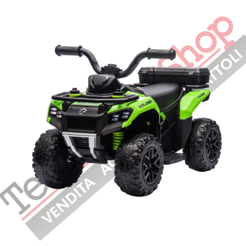 Quad Elettrico Per Bambini Mini Quad Safari 6V-Verde