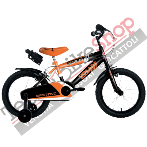 Bicicletta Bambino Movimento a Sfera Volare Sportivo 16"-Arancione