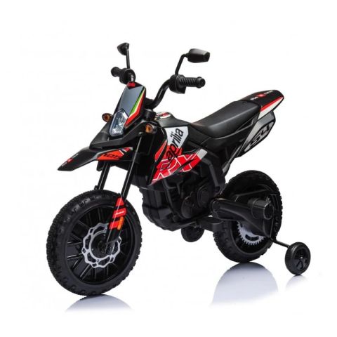 Moto Elettrica per Bambini Aprilia Racing RX125 12V Ruote in EVA-Rosso