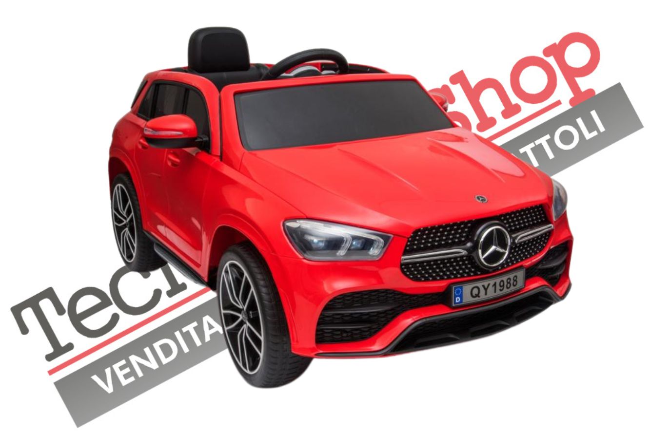 Auto Elettrica per Bambini MERCEDES GLE 450 12V-Rosso
