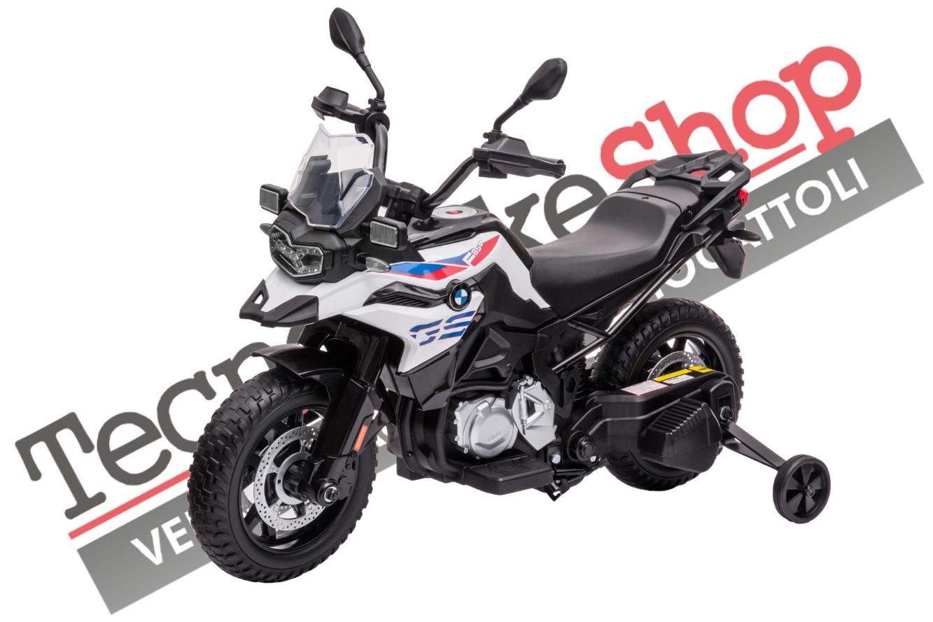 Image of Moto Motocicletta Elettrica Bambini MOTO BMW F850GS 12V-Bianco