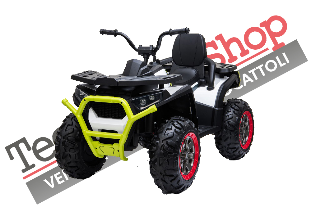Quad Elettrico per Bambini ATV 2.0 12V con Radiocomando colore Bianco