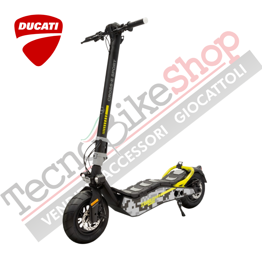 Image of Monopattino Elettrico Pieghevole DUCATI SCRAMBLER CROSS-E SPORT 500W 48V 10.4Ah