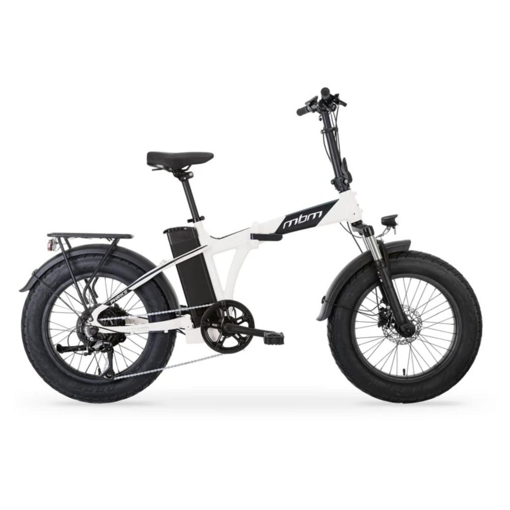 Bicicletta Elettrica A Pedalata Assistita MBM Phrike 20-Bianco