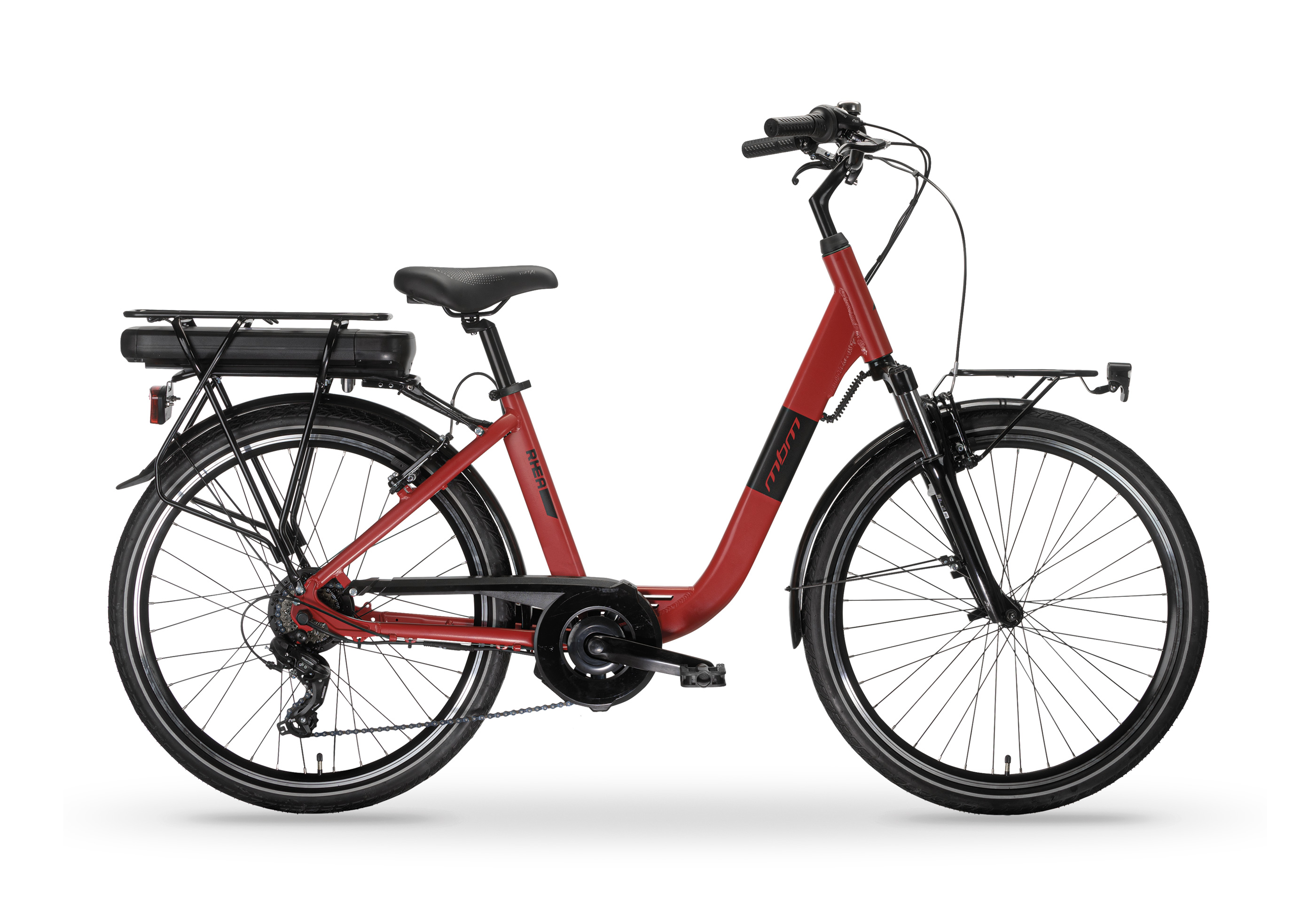 Bicicletta Elettrica A Pedalata Assistita MBM Rhea 26-Rosso