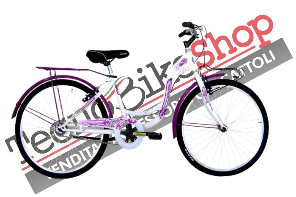 Image of Bicicletta Fausto coppi Taylor 20 pollici - 1 Velocità colore Bianco