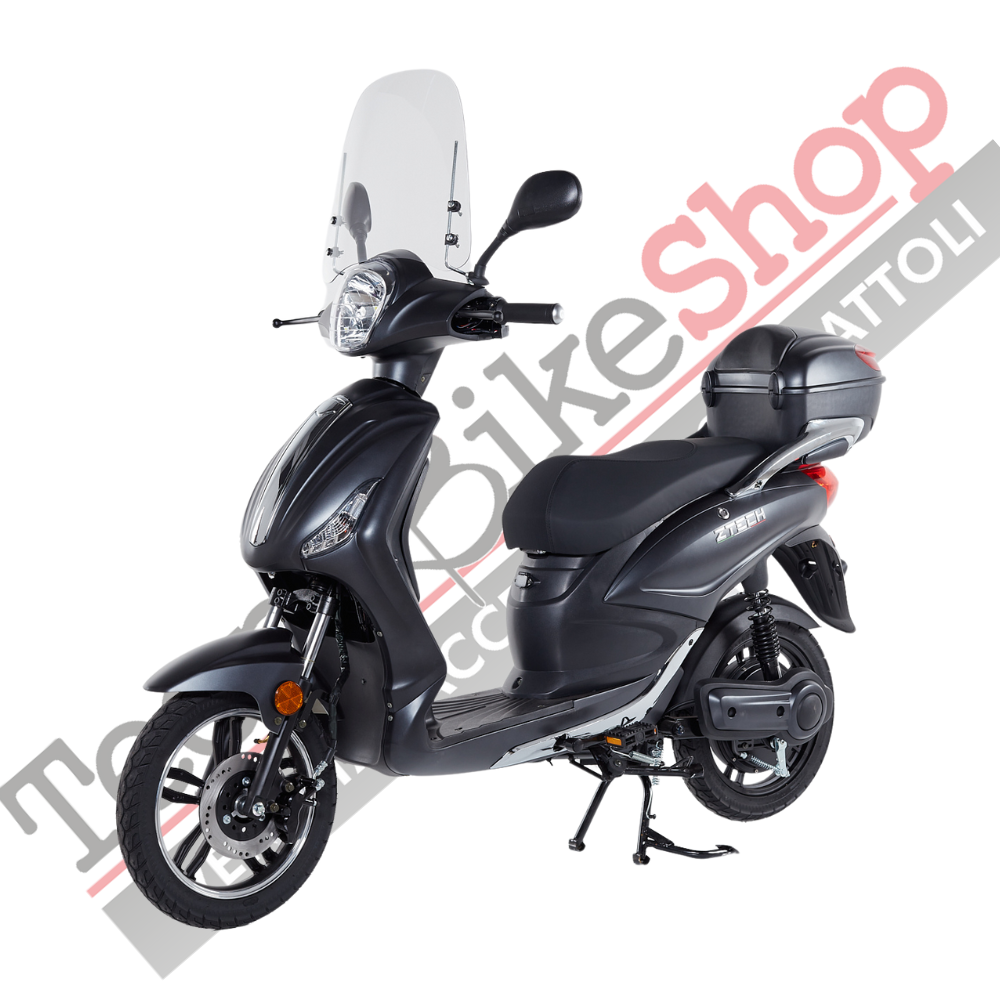 Image of Bici Elettrica Scooter Z-TECH ZT-09-FL 1000W 20Ah 60V Batteria Litio-Nero Opaco Matto